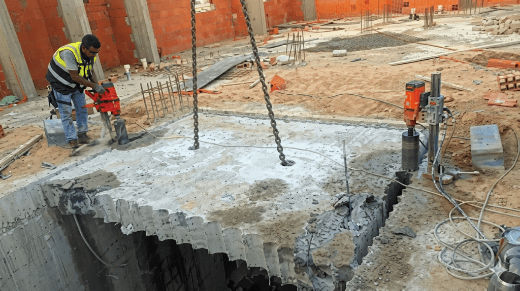 هل تخريم الخرسانة يسبب تشققات؟ 5 أخطاء شائعة يجب تجنبها