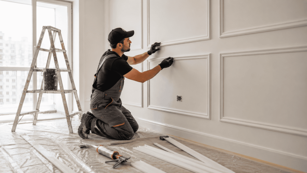 ديكورات شاشات وبديل الخشب بالرياض لتصميم خلفيات تلفزيون مودرن